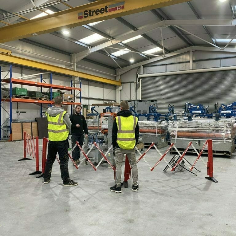 staff in warehouse