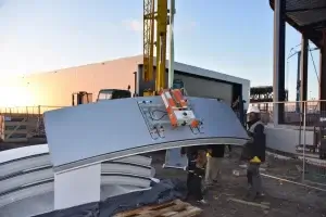 Lifting a composite panel