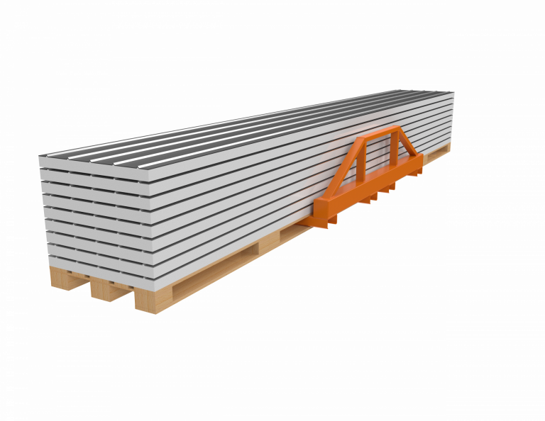 Four Fork Attachment with load Four Fork Attachment