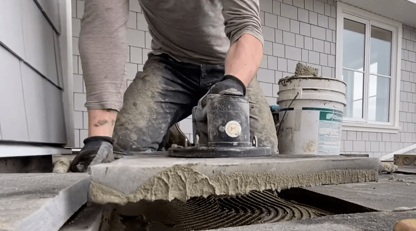 Grabo Pro on concrete